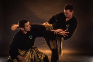 De filosofie van pencak silat komt tot uiting in de training van satria gaya