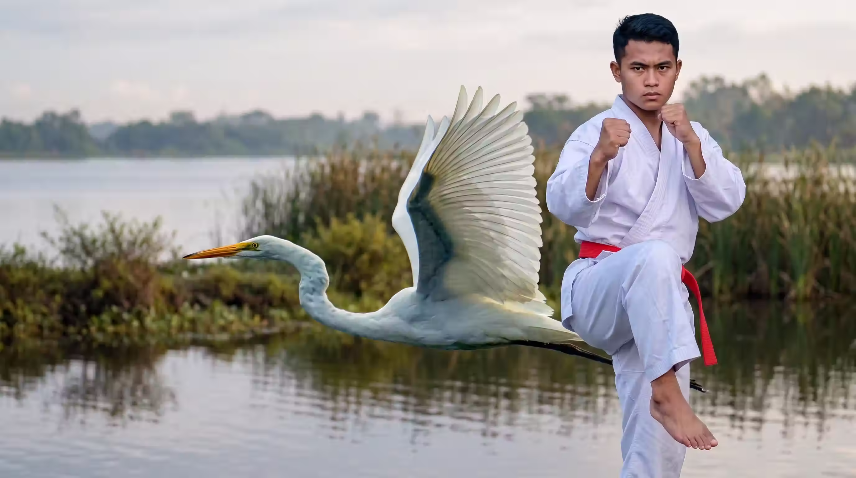 De burung kuntul (reiger) stijl in pencak silat